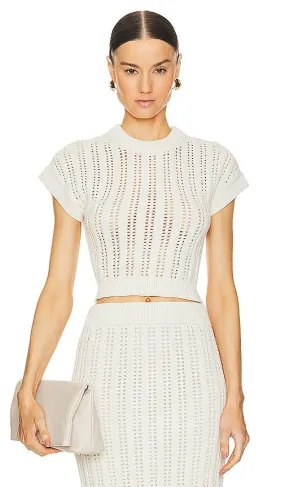 A.L.C. Amalie Top in Cream