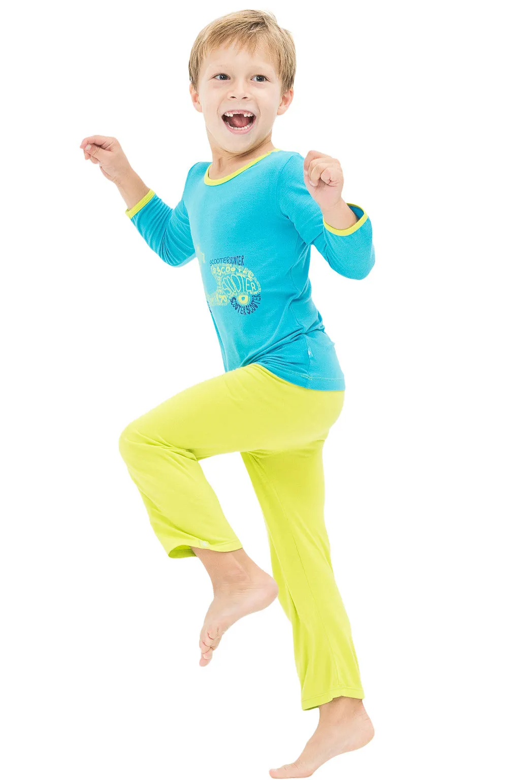 Bamboo yoga pants - Lime Green