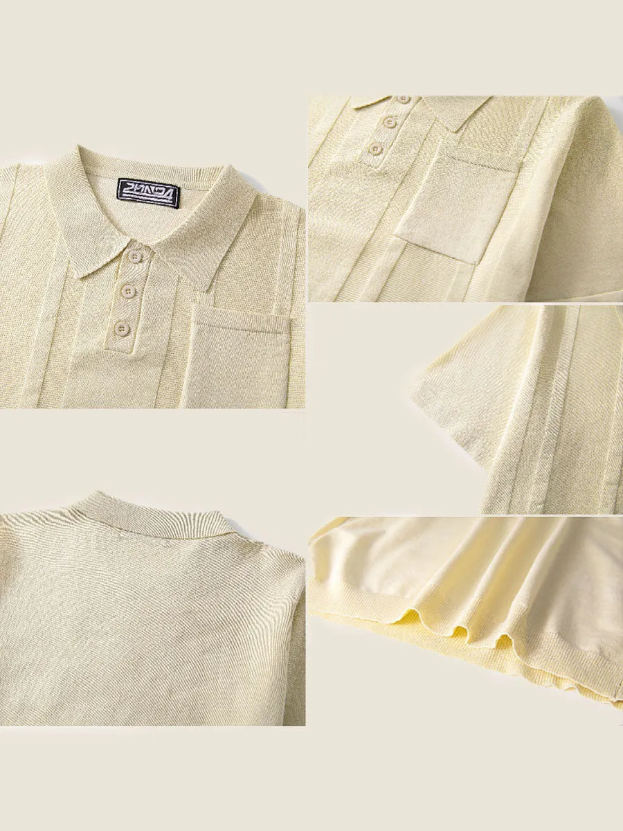 Classic Short Sleeve Sweater Polo