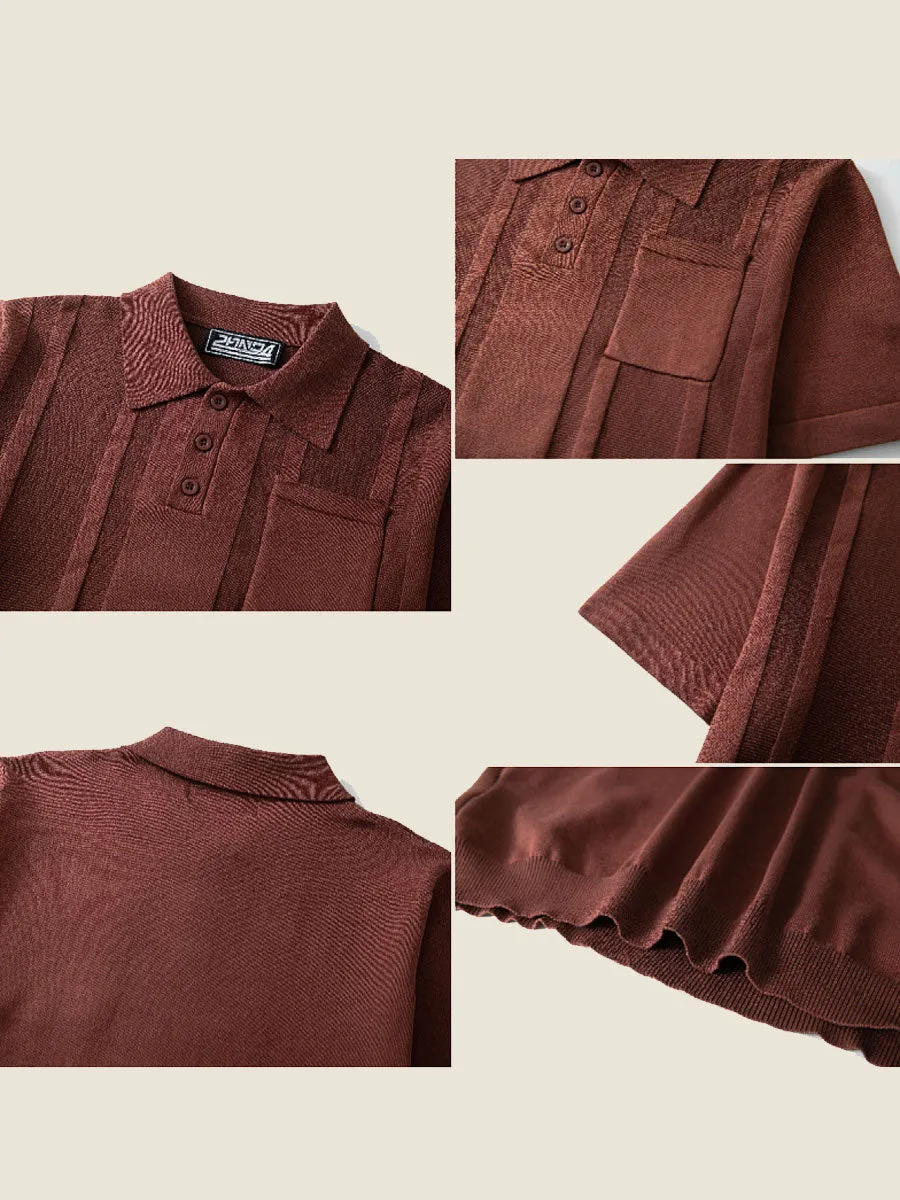 Classic Short Sleeve Sweater Polo