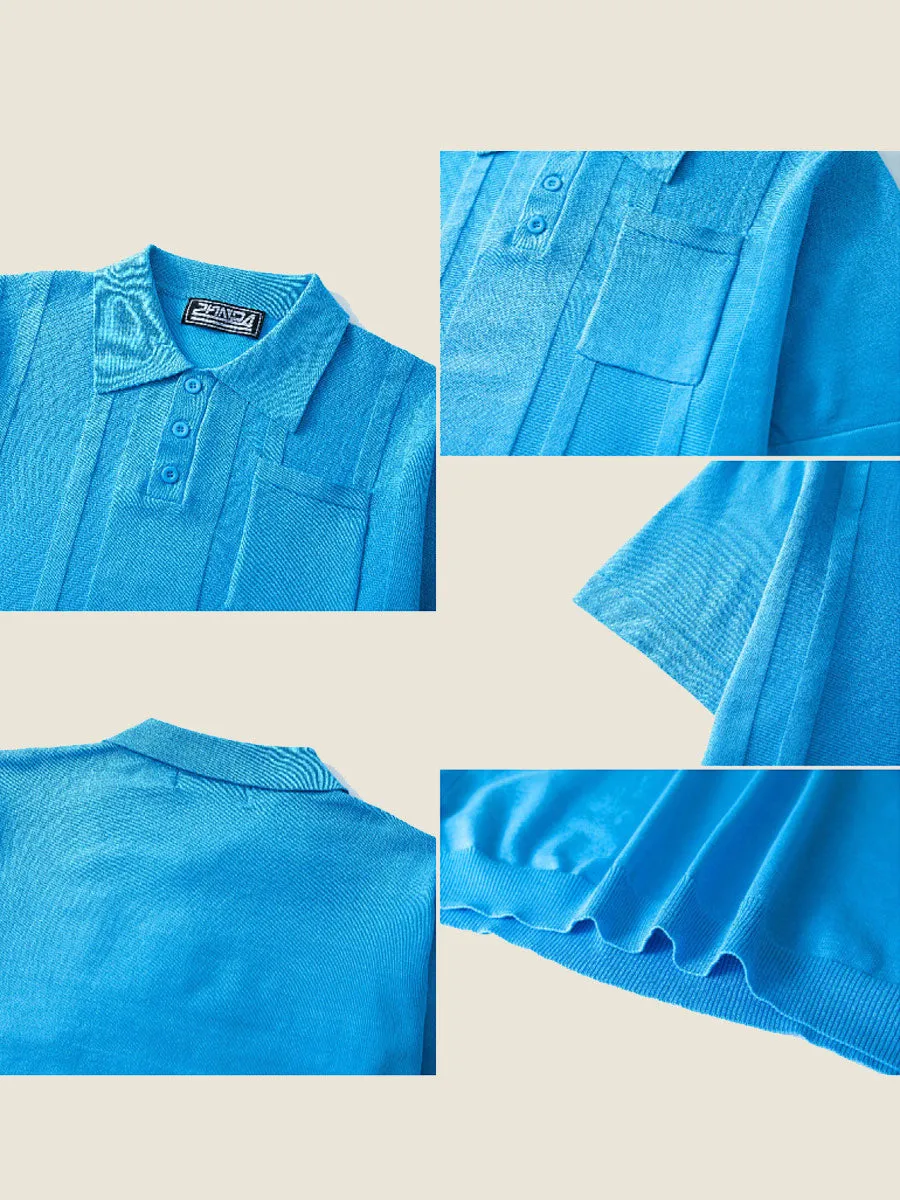 Classic Short Sleeve Sweater Polo