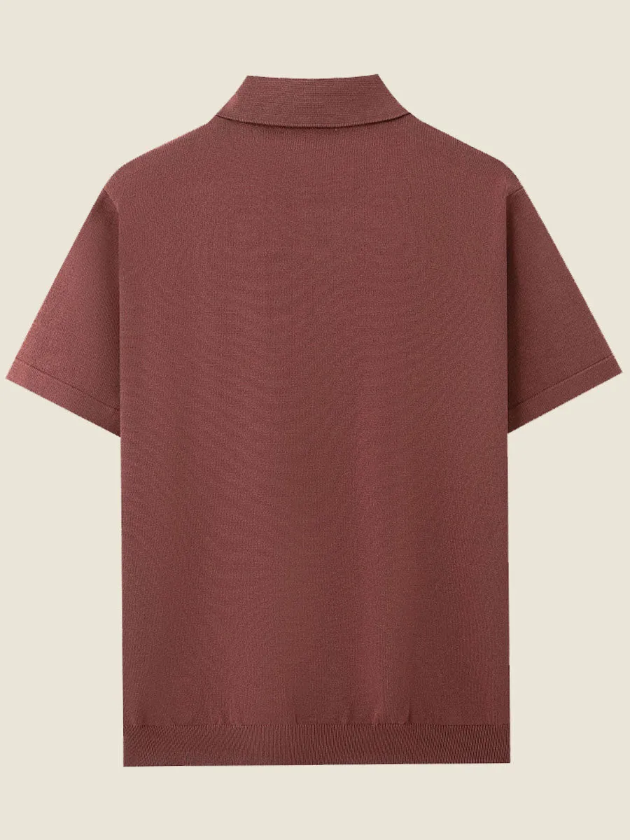 Classic Short Sleeve Sweater Polo