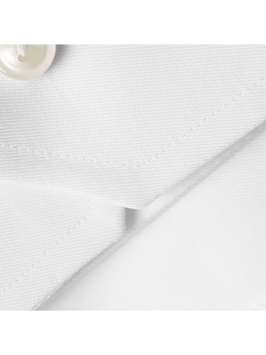Eton Contemporary Fit White Twill Evening Shirt