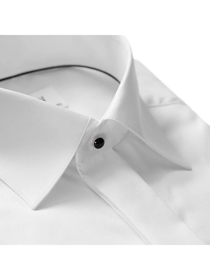 Eton Contemporary Fit White Twill Evening Shirt