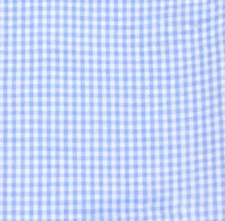 Funtasia Color Works Infant / Toddler Boys Gingham Seersucker Jon Jon - Light Blue