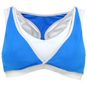 Lotus Blue Yoga Nursing Breast Pump Bra - Cake