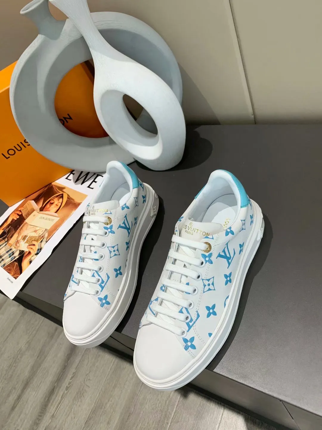 Louis Vuitton Casual Low Blue White Sneaker