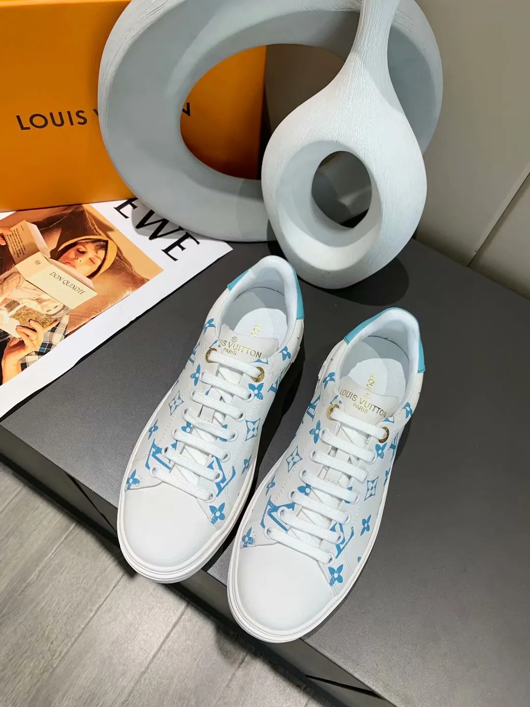 Louis Vuitton Casual Low Blue White Sneaker