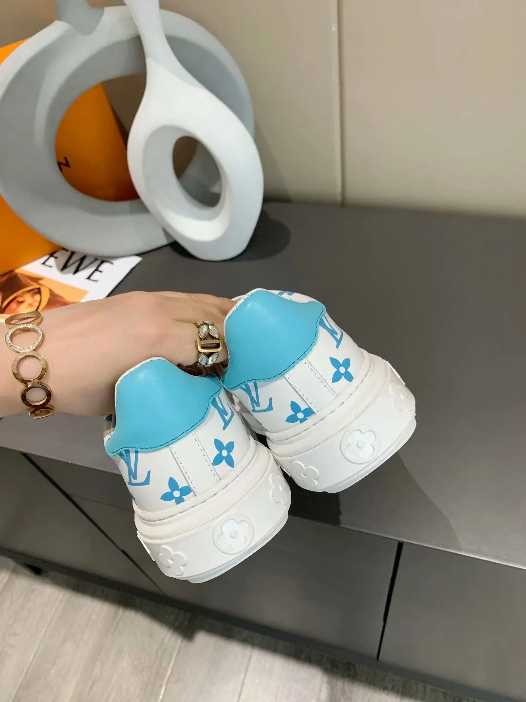Louis Vuitton Casual Low Blue White Sneaker