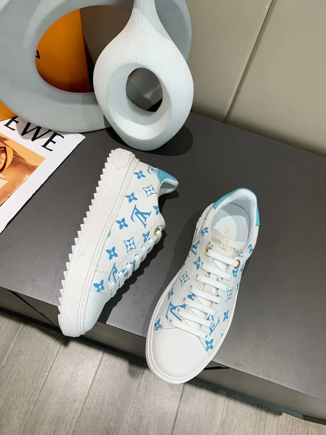 Louis Vuitton Casual Low Blue White Sneaker