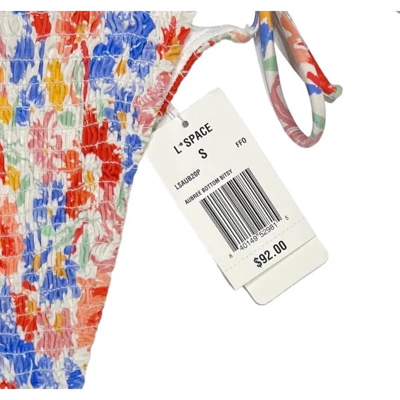 L*SPACE Revolve Set Forever Floral Marley Top Aubrey Barlette Bottoms S