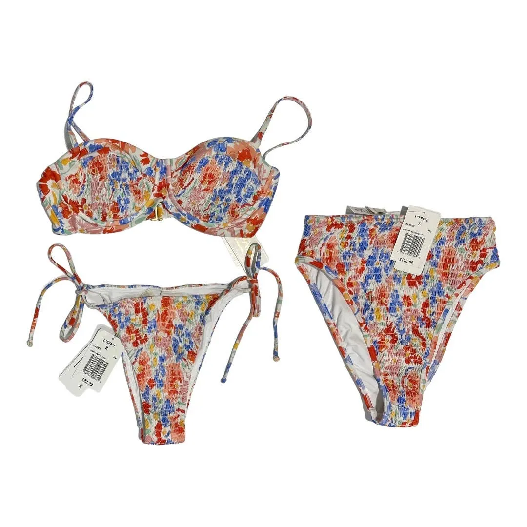 L*SPACE Revolve Set Forever Floral Marley Top Aubrey Barlette Bottoms S