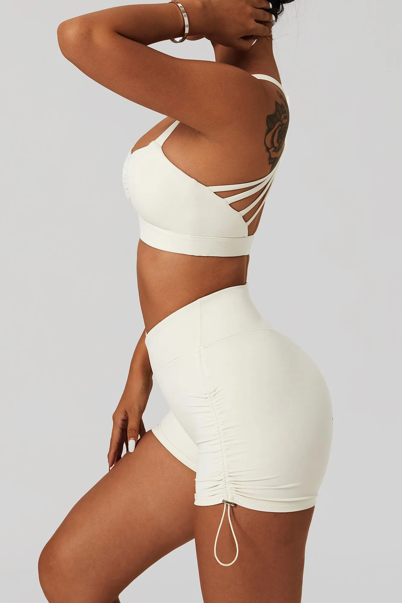 Twisted Multi Strap Sports Bra