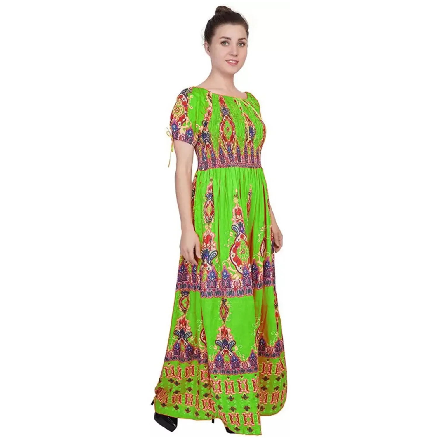 Women Maxi Dress Floral Pattern